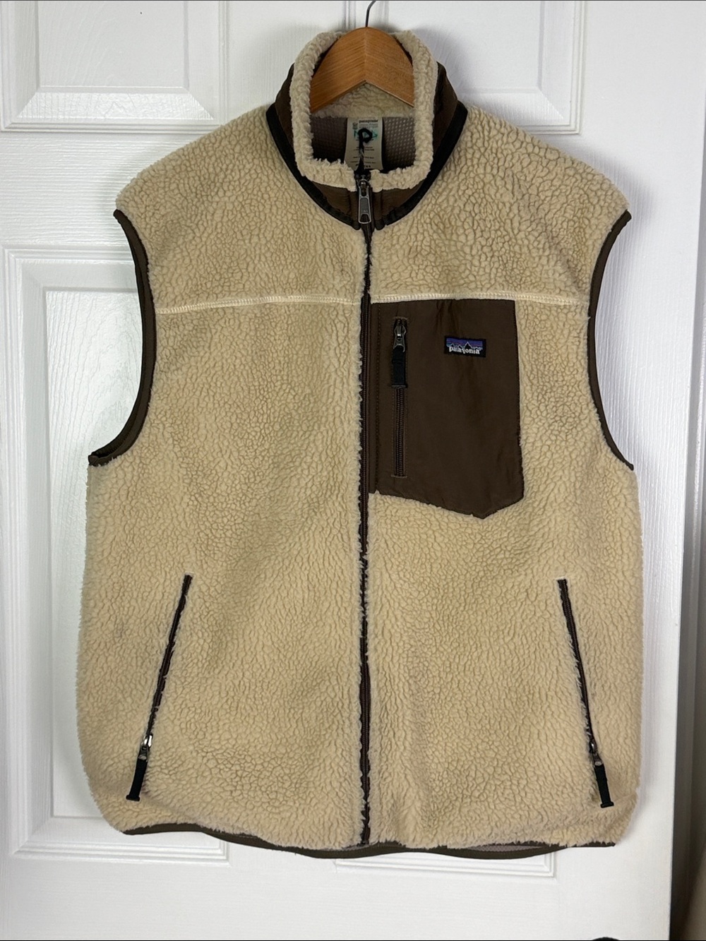 Patagonia men’s classic retro x fleece vest size large